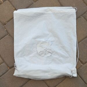Apple White Logo Drawstring Dust Bag 2013
